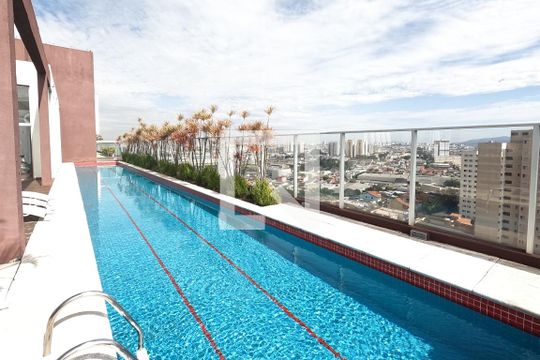 Área comum - Piscina de kitnet/studio para alugar com 1 quarto, 40m² em Vila Augusta, Guarulhos