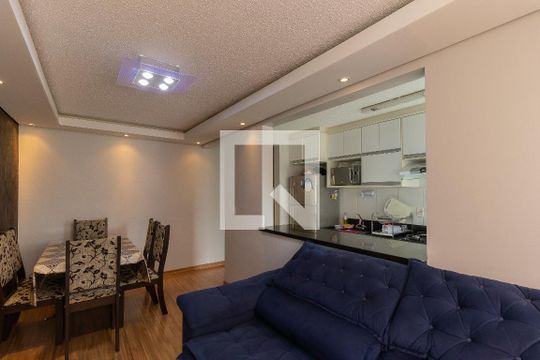 Sala de apartamento para alugar com 2 quartos, 48m² em Vila Tesouro, São José dos Campos