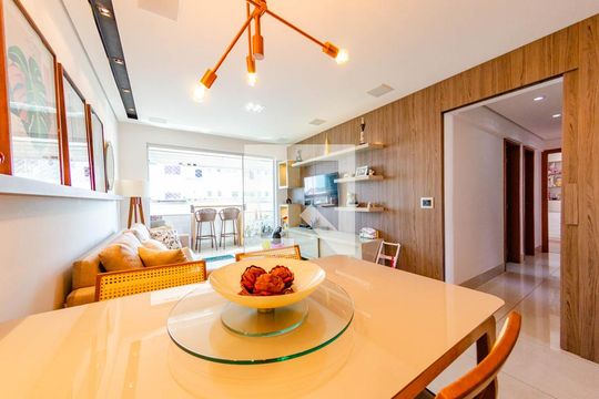 Sala de apartamento para alugar com 3 quartos, 100m² em Buritis, Belo Horizonte
