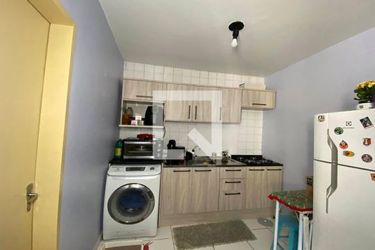 Cozinha de kitnet/studio à venda com 1 quarto, 28m² em Cristo Rei, São Leopoldo