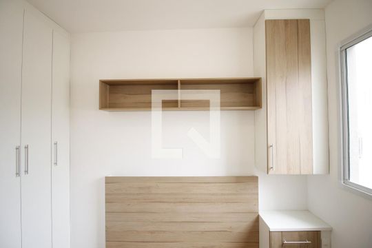 Quarto de apartamento à venda com 1 quarto, 26m² em Jardim Caravelas, São Paulo