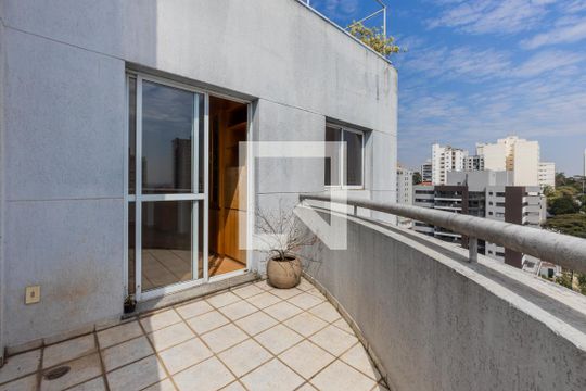 Varanda da Sala de apartamento para alugar com 1 quarto, 45m² em Perdizes, São Paulo