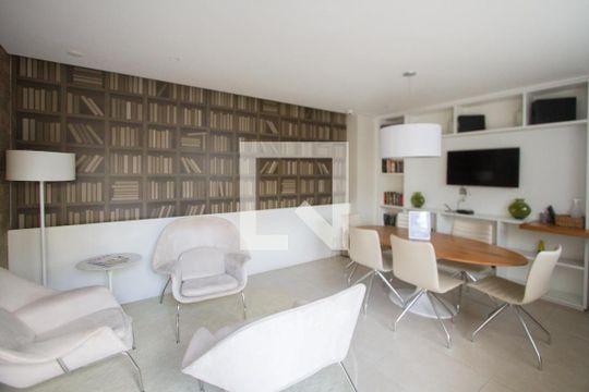 Home Office de apartamento para alugar com 1 quarto, 33m² em Santo Amaro, São Paulo