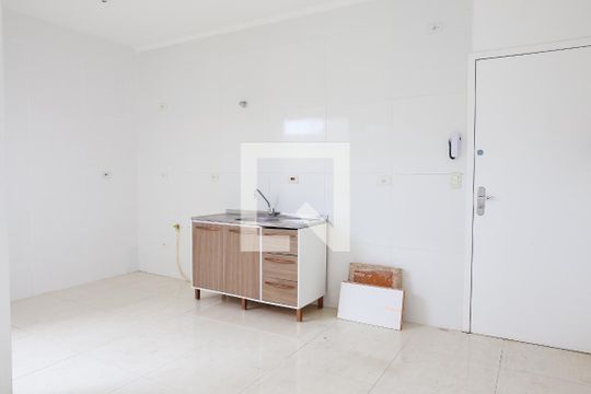 Cozinha de apartamento à venda com 2 quartos, 47m² em Campestre, Santo André
