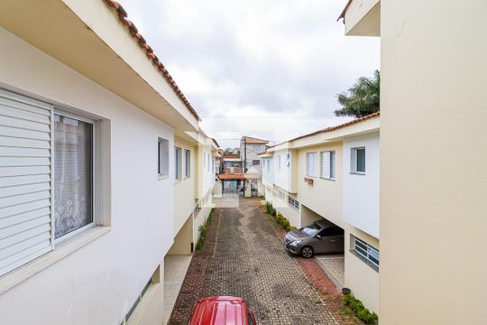 Vista da Suíte de casa de condomínio à venda com 3 quartos, 145m² em Água Funda, São Paulo