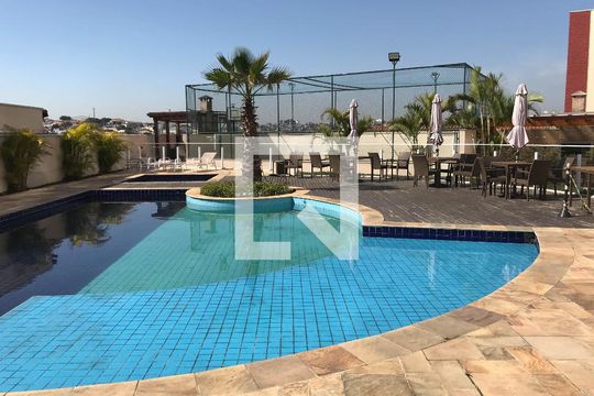 Área comum - Piscina de apartamento para alugar com 2 quartos, 57m² em Pestana, Osasco