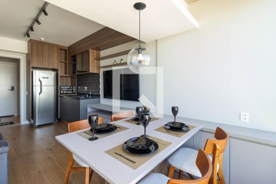 Cozinha de kitnet/studio à venda com 1 quarto, 35m² em Butantã, São Paulo