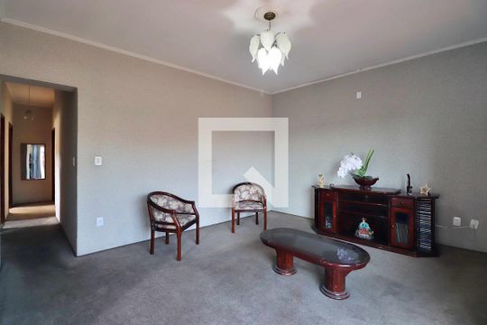 Casa 1 - Sala de casa à venda com 3 quartos, 340m² em Vila Curuçá, Santo André
