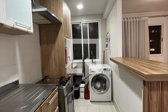 Cozinha de apartamento à venda com 2 quartos, 72m² em Partenon, Porto Alegre