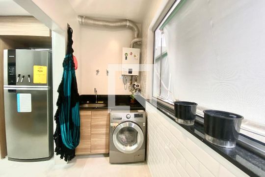 Área de Serviço de apartamento para alugar com 2 quartos, 92m² em Jardim Botânico, Rio de Janeiro