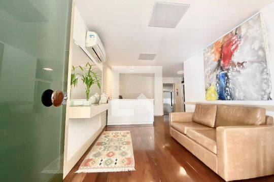 Portaria de apartamento para alugar com 2 quartos, 92m² em Jardim Botânico, Rio de Janeiro