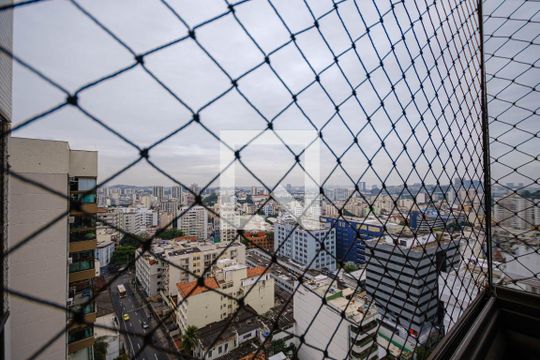 Sala Varanda Vista de apartamento à venda com 3 quartos, 81m² em Rio Comprido, Rio de Janeiro
