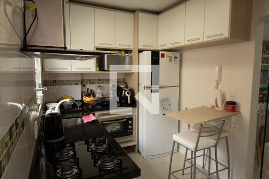 Cozinha de apartamento à venda com 3 quartos, 67m² em São Miguel, São Leopoldo