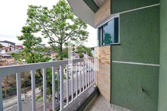 Suíte 1 - Varanda de casa à venda com 3 quartos, 250m² em Vila Curuçá, Santo André