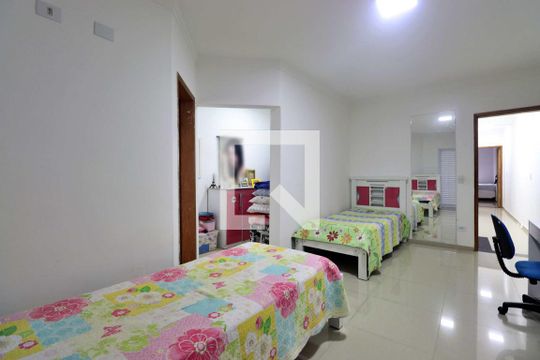 Suíte 1 - Quarto de casa à venda com 3 quartos, 250m² em Vila Curuçá, Santo André
