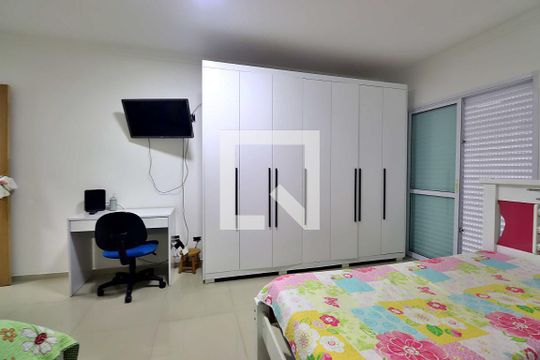 Suíte 1 - Quarto de casa à venda com 3 quartos, 250m² em Vila Curuçá, Santo André