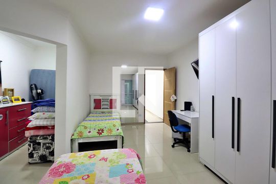 Suíte 1 - Quarto de casa à venda com 3 quartos, 250m² em Vila Curuçá, Santo André