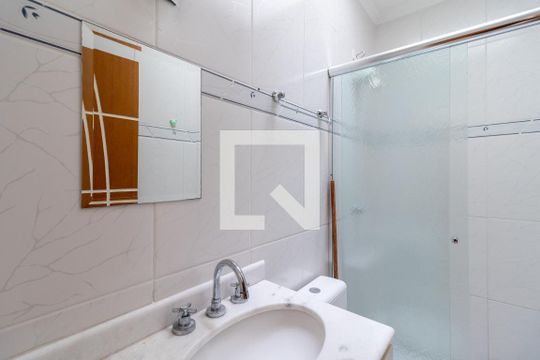Banheiro da Suíte 1 de casa de condomínio à venda com 3 quartos, 120m² em Vila Amália , São Paulo