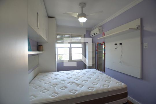 Suíte de apartamento à venda com 1 quarto, 45m² em Cristal, Porto Alegre