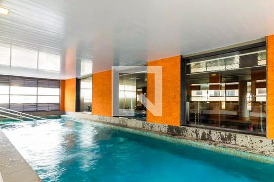 Área comum - Piscina de kitnet/studio para alugar com 1 quarto, 44m² em Vila Nova Conceição, São Paulo