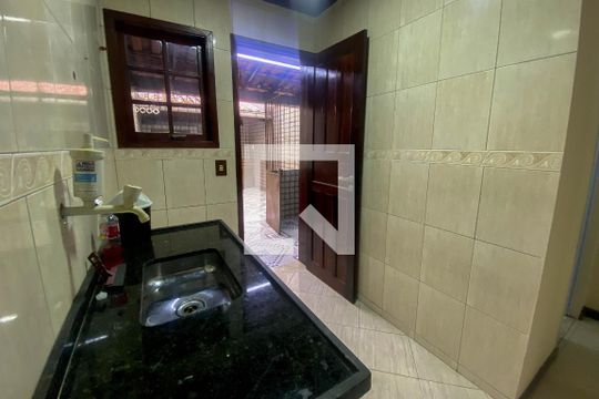 Cozinha de casa para alugar com 2 quartos, 50m² em Chácaras Rio-petrópolis, Duque de Caxias