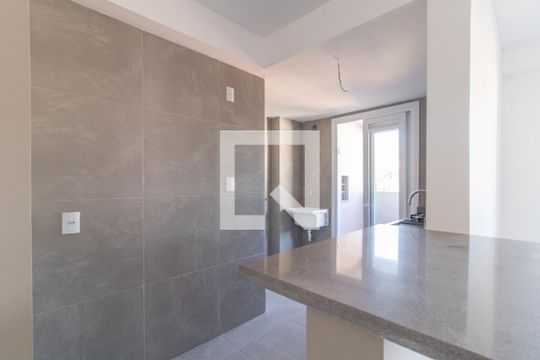 Cozinha e Área de Serviço de apartamento à venda com 2 quartos, 53m² em Glória, Porto Alegre