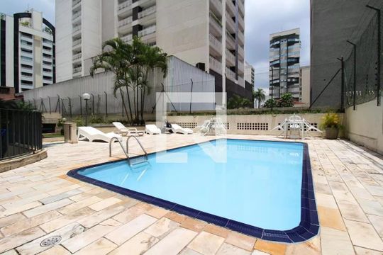Área comum - Piscina de apartamento para alugar com 3 quartos, 98m² em Indianópolis, São Paulo