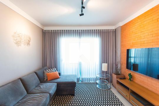 Sala de apartamento para alugar com 3 quartos, 95m² em Santa Mônica, Uberlândia