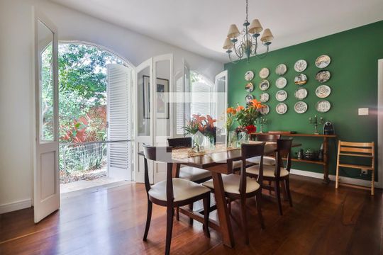 Sala de Jantar de casa à venda com 4 quartos, 380m² em Jardim das Bandeiras, São Paulo