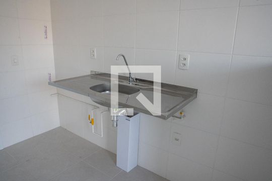 Cozinha de apartamento à venda com 2 quartos, 35m² em Barra Funda, São Paulo