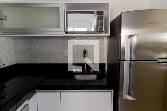 Cozinha  de apartamento à venda com 2 quartos, 64m² em Vila Andrade, São Paulo