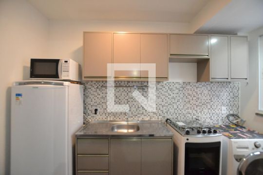 Cozinha de apartamento para alugar com 1 quarto, 36m² em Centro Histórico, Porto Alegre