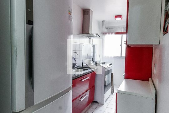 Cozinha de apartamento para alugar com 1 quarto, 68m² em Jardim Carvalho, Porto Alegre