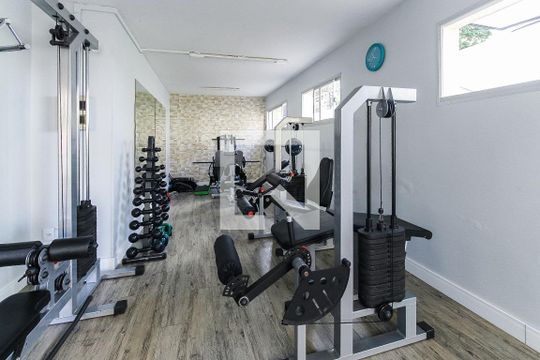 Área comum - Academia de apartamento para alugar com 1 quarto, 68m² em Jardim Carvalho, Porto Alegre