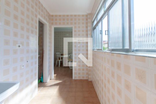 Área de Serviço de apartamento para alugar com 3 quartos, 110m² em Enseada, Guarujá