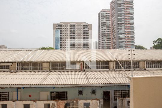 Vista da Sacada de apartamento à venda com 1 quarto, 28m² em Barra Funda, São Paulo