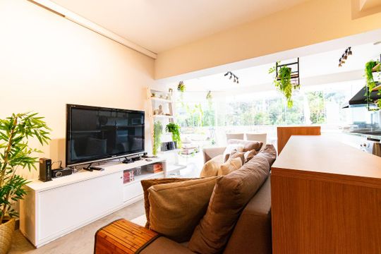 Sala de apartamento à venda com 2 quartos, 154m² em Jardim Prudência, São Paulo