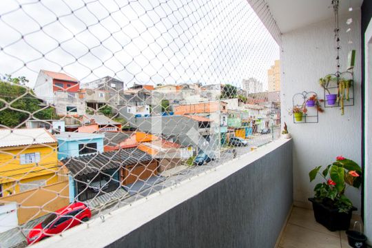 Varanda do quarto 1 e 2 de apartamento à venda com 2 quartos, 110m² em Jardim Cristiane, Santo André