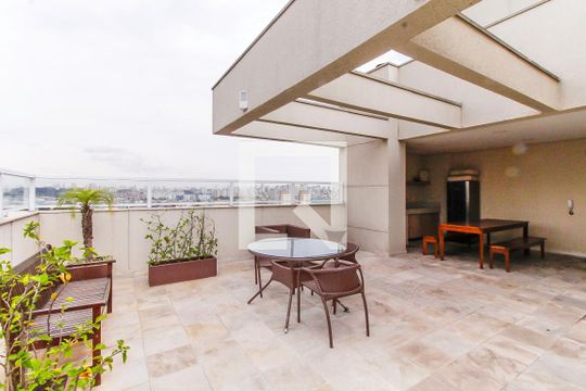 Área Gourmet de kitnet/studio à venda com 1 quarto, 34m² em Vila Prudente, São Paulo