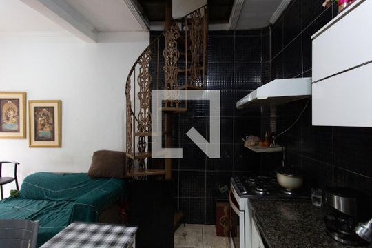 Sala/Cozinha de casa à venda com 1 quarto, 38m² em Cidade Antônio Estevão de Carvalho, São Paulo