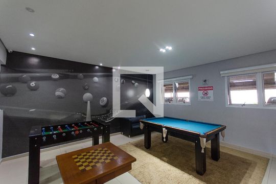 Área Comum - Sala de Jogos de apartamento à venda com 1 quarto, 34m² em Jardim Colonial, São Paulo