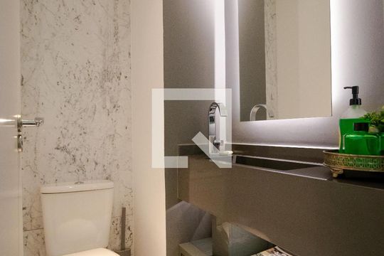 Lavabo de apartamento à venda com 3 quartos, 198m² em Fazenda São Quirino, Campinas