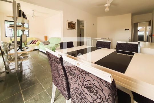 Sala de Jantar de apartamento para alugar com 3 quartos, 184m² em Jardim Las Palmas, Guarujá