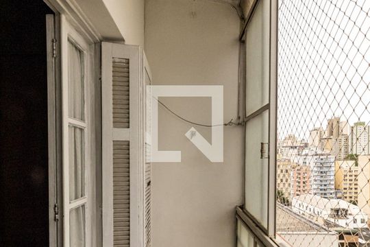 Varanda de kitnet/studio à venda com 1 quarto, 46m² em Campos Elíseos, São Paulo