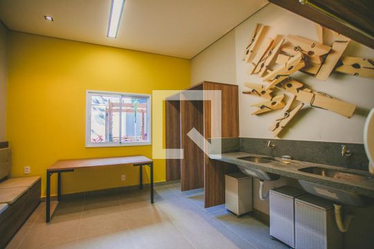 Área comum - Lavandeiria de kitnet/studio para alugar com 1 quarto, 27m² em Saúde, São Paulo
