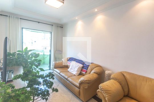 Sala de estar de apartamento à venda com 3 quartos, 199m² em Vila Marlene, São Bernardo do Campo