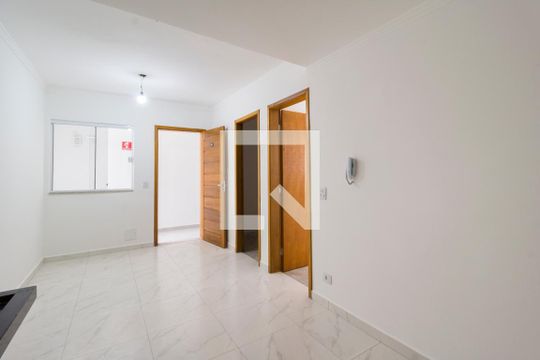 Sala com cozinha americana de apartamento à venda com 2 quartos, 35m² em Vila Mazzei, São Paulo