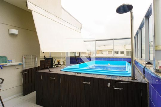 Varanda da Sala de apartamento à venda com 3 quartos, 181m² em Recreio dos Bandeirantes, Rio de Janeiro
