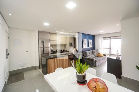 Sala de apartamento à venda com 3 quartos, 103m² em Tatuapé, São Paulo