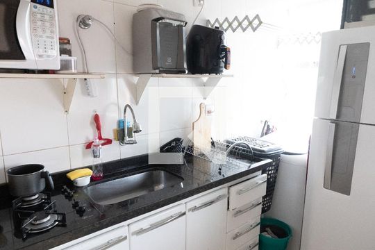 cozinha de kitnet/studio à venda com 1 quarto, 36m² em Campos Elíseos, São Paulo